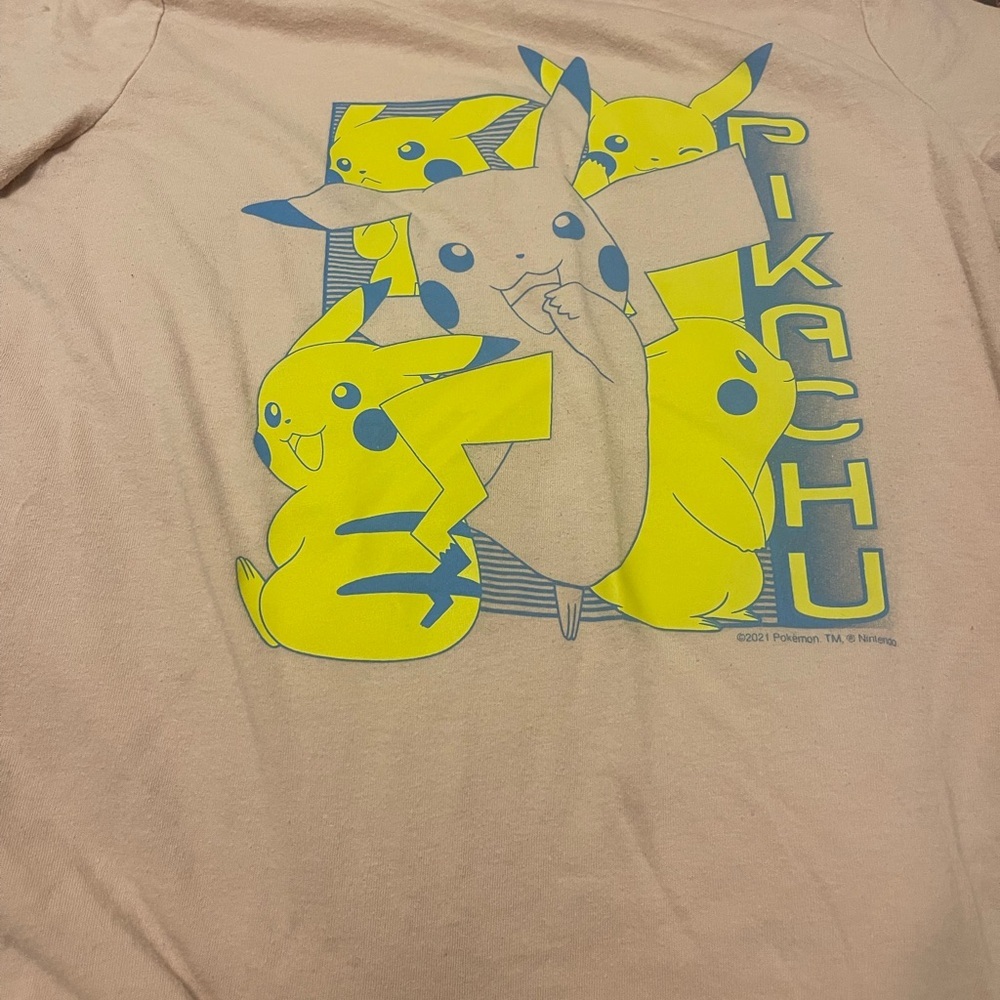 Old Navy Kids Pikachu‎ Graphic T-Shirt - Cream and Yellow